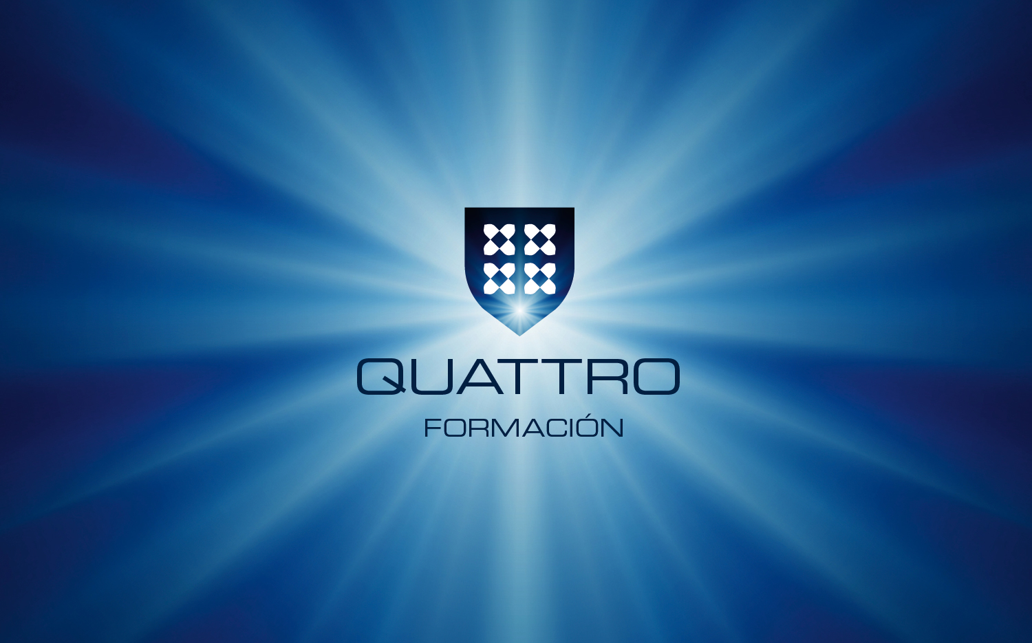 Diseño de identidad de Quattro Formacion